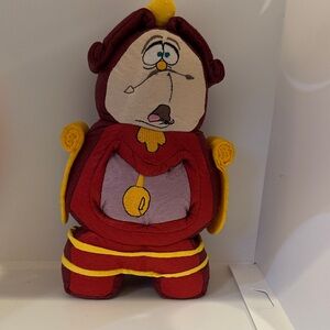 Disney Belle cogsworth plush